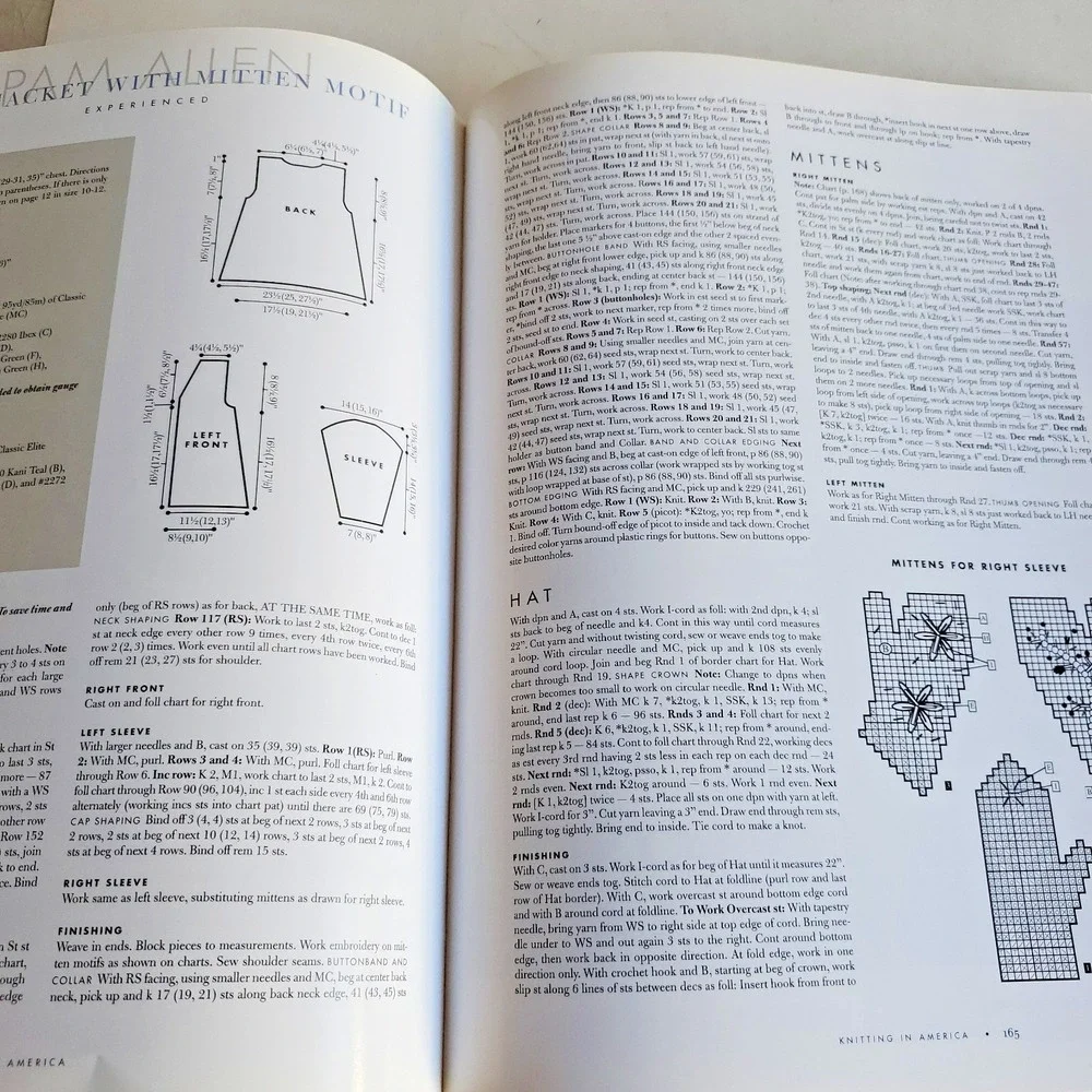 Knitting in America Patterns Profiles Stories of Americas Hand Knitting Threads